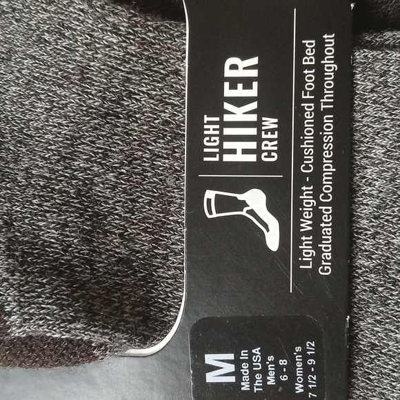 FITS Athletic Socks Wool Light Hiking Crew Breathable Medium - Picture 12 of 15